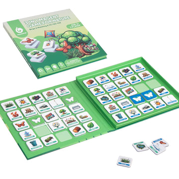 Travofun Magnetic Memory Matching Games For Toddlers Ages 3+, Travel Games For Kids, Fun Educational Toys For Nature & Road Trip
