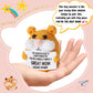Funny Handmade Crochet Hamster - Small gifts for mom from Daughters Son Unique & Thoughtful Birthday Presents for mom Step Mother in Law Mother's Day Emotionally affirming Think You gifts for women