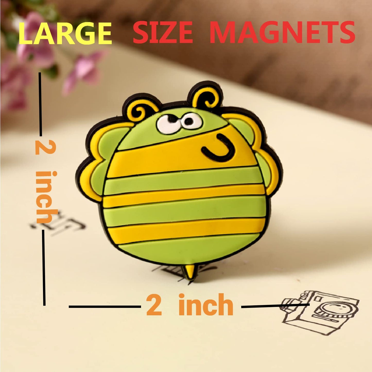 Kopada Magnets For Kids,Insect Refrigerator Magnets For Toddlers 3+, Cute Fridge Magnets For Babies Gift