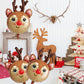 Hadckja Reindeer Balloons Christmas Balloons Reindeer Head Foil Balloons For Christmas-Themed Party Birthday Party Supplies Deco