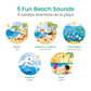 Binibi Spanish Books For Babies & Toddlers 1-3 La Playa Interactive Bilingual Sound Book With Fun Beach Sounds | Bilingual Child