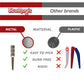 Litomagic Metal Cribbage Pegs For Cribbage Board Game. Work With Regular Peg Board 1/8 Hole Size Like Bicycle Board Games. Pack