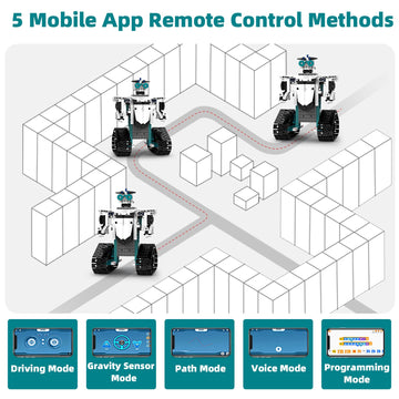 Suplanet Stem Robot Toys For 8-14, 12 In 1 Remote Control Robot Toys For Kids, Programmable Building Robot Kit Birthday Present