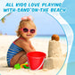 Didaey 24 Pcs 5 Inch Beach Bucket Sand Buckets Colorful Fun Plastic Pails And Sandcastle Mold For Kids Toddler Tool Summer Beach