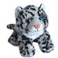 WILD REPUBLIC Snow Leopard Plush Toy, 7" Stuffed Animal, Hug’Ems, Polyester