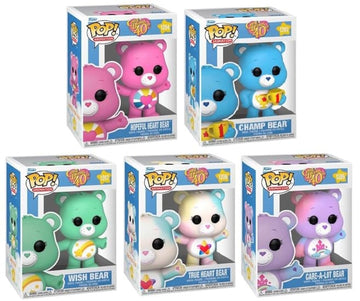 Funko Pop! Animation Care Bears 40th Anniversary Vinyl Figure Set of 5