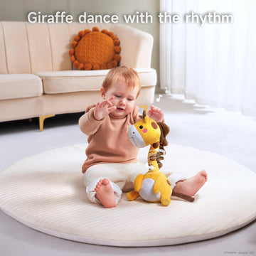 Tumama Dancing Talking Giraffe Toy, Mimicking Twisting Electronic Soft Plush Giraffe Toy With Record & Repeating What You Say, Singing Interactive Baby Toy For Toddler Boys Girls Gifts