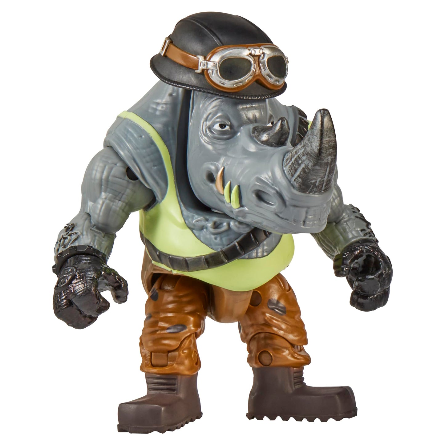 Teenage Mutant Ninja Turtles: Mutant Mayhem Chopper Cycle With Exclusive Rocksteady Figure By Playmates Toys