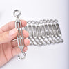 10Pcs M4 Turnbuckles,Alele Clothesline Tightener,Stainless Steel 304 Turnbuckle,Suitable for Tighten Taut Rope (M4 Turnbuckles 1