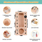 Wooderma Wooden Montessori Toys For 3 4 5 Year Old, Montessori Screwdriver Board Set With Lock And Key Toy, Educational Sensory