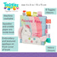 Mary Meyer Taggies Touch & Feel Soft Cloth Book With Crinkle Paper & Squeaker, 6 X 6-Inches, Painted Pony