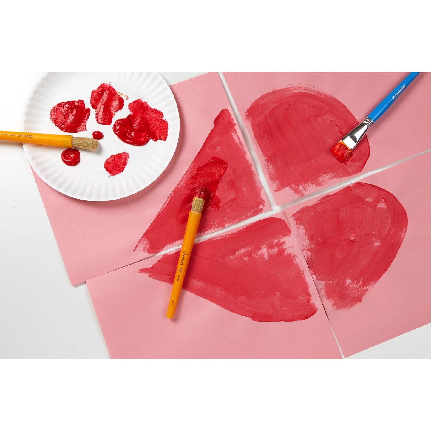 Crayola Premier Tempera Paint For Kids - Red (16oz), Kids Classroom Supplies, Great For Arts & Crafts, Non Toxic, Easy Squeeze B