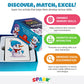SPARK INNOVATIONS Snowman Matching Card Games  Kids Memory Game  Family Fun  Picture Cards  Preschool Activities  Christmas Game  Winter Activities