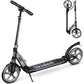 Skidee Kick Scooters for Kids 8-12 - Adjustable Height Up to 41, Foldable, 8 Shock-Absorbing Wheels, 220LBS Capacity - Ultra Smo