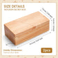 Zhanmai 2 Pack Christmas Puzzle Box Gift Wooden Magic Impossible Dovetail Box Secret Money Box Mini 3D Brain Teaser Box for Valentines Girlfriend Cash mature-themeds Teens (Wood Color Rectangle)