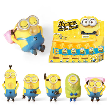 Minions Blind Box Figures Toys, Banana Rocking Sleeping Bag Squeeze Toys, Keychain Stress Relief Toys, Banana Stress Toys To All