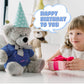 Skylety 6 Pcs Bear Clothes Basic Bear Tee Shirt Classic Stuffed Animal T Shirt Plush T Crew Neck Clothes For Stuffed Doll With 14 - 18 Inch(Blue)