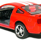 KiNSMART 2006 Ford Mustang GT Hardtop 1/38 Scale Diecast Car (Stripe red)