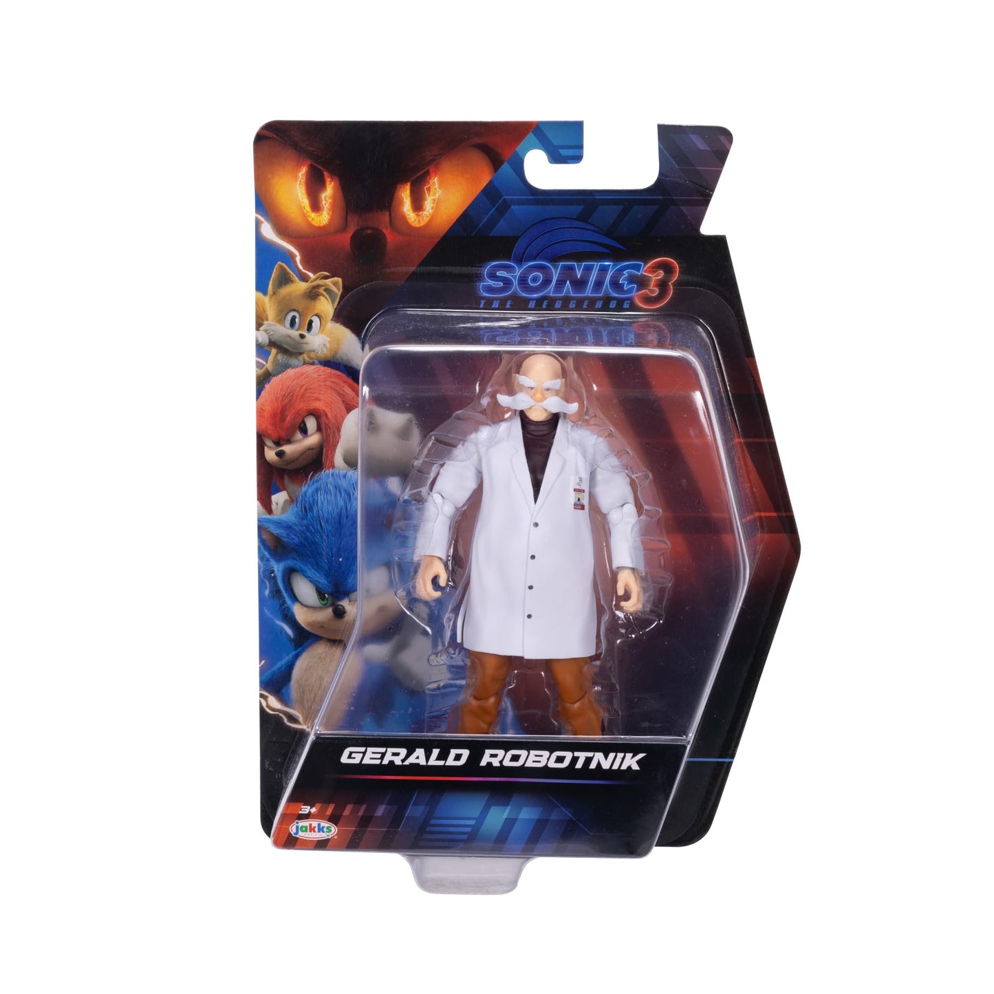Sonic The Hedgehog Sonic 3 Movie 5'' Action Figures: Gerald Robotnik Wave #3