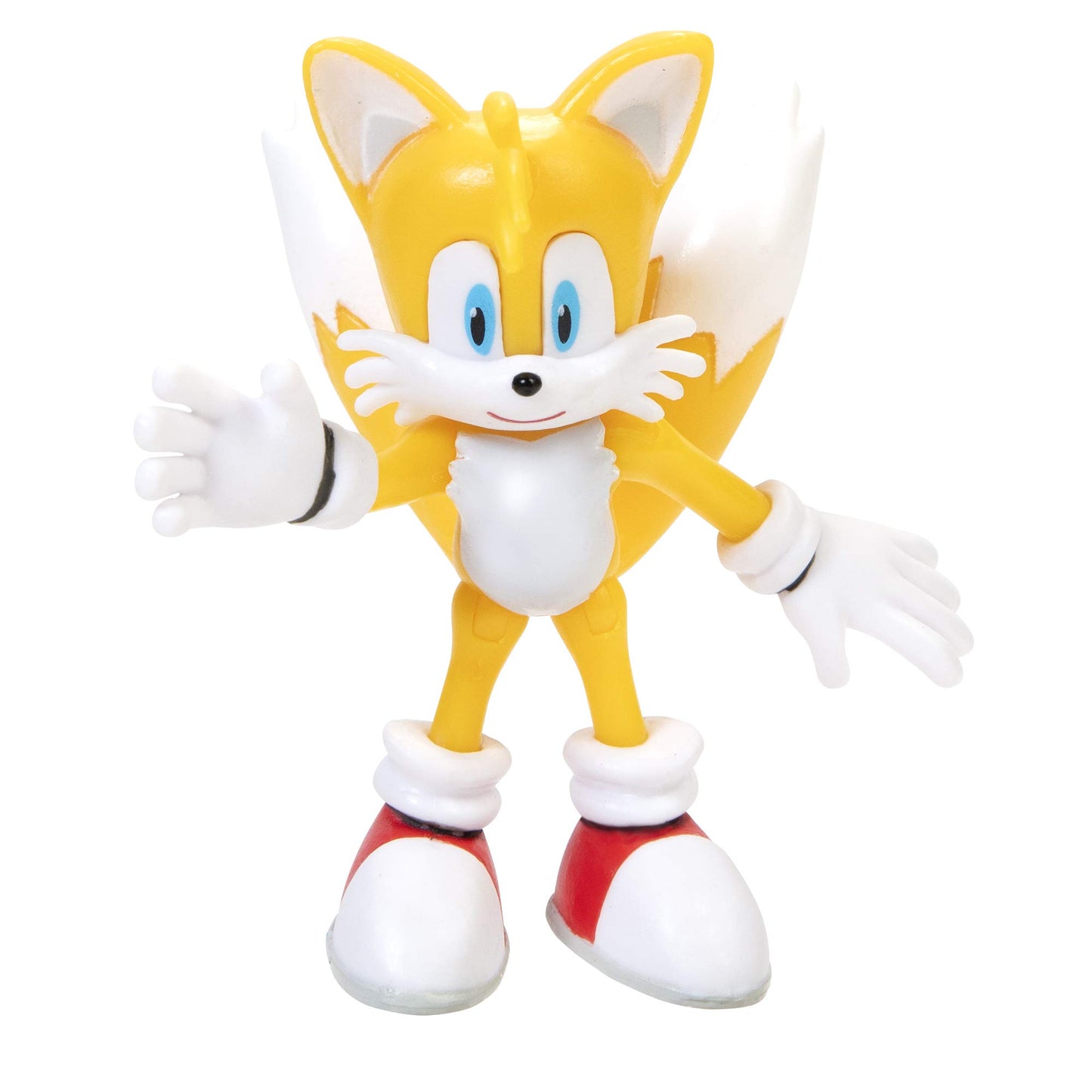 Sonic The Hedgehog 2.5-Inch Action Figure - Modern Tails Collectible Toy, Plastic, Age 3+ - Model 403724