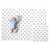 Tcbunny Extra Large Baby Foam Play Mat - 4Ft X 6Ft Non-Toxic Puzzle Floor Mat For Kids & Toddlers (White With Black Cross)
