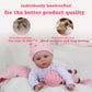 Charex Reborn Baby Dolls - 22 Inches Realistic Newborn Soft Vinyl Baby Dolls Toy For Kids Age 3+