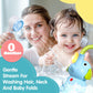 Baby Bath Shower Head For Kids Ages 1-3 Essentials, Edcreaty Rechargeable Cute Elephant Sprays Bathtub Toys With Rubber Hose Spo