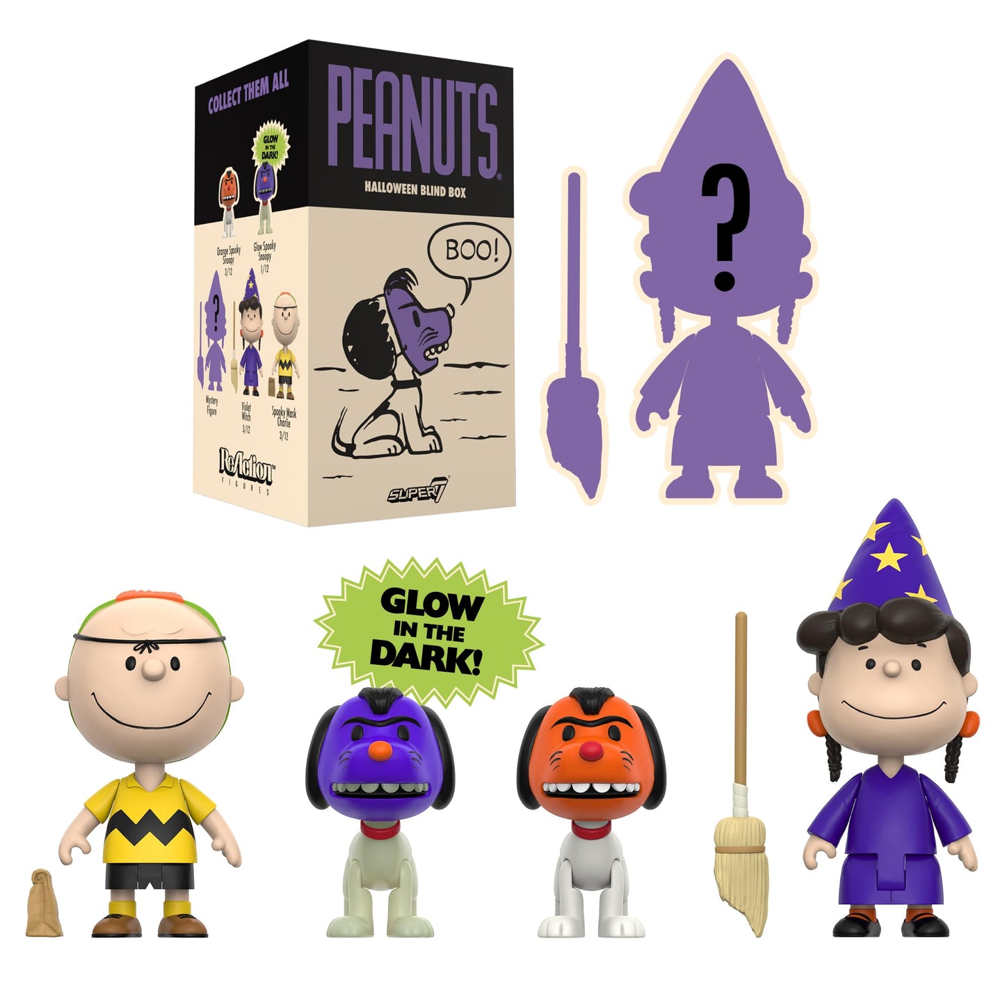 Super7 Peanuts Blind Box Wave 07 - Blind Box Flat - Set Of 12 Action Figures
