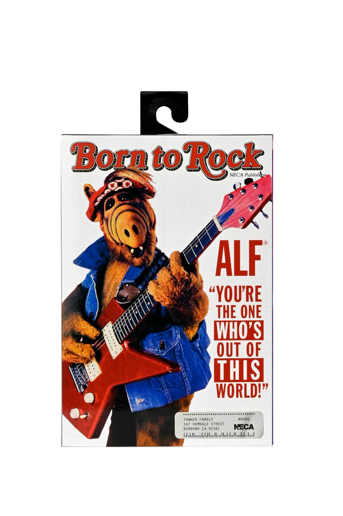 NECA  Alf 7 Scale Action Figure Ultimate Born to Rock