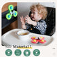 Alasou 3Pcs Suction Cup Spinner Toys For 1 Year Old Boy Girl|Spinning Top Baby Toys 12 18 Months|1 2 Year Old Boy Birthday Gift|Baby Bath Toys For Kids Ages 1-3|Sensory Toys For Toddlers 1-3