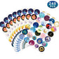 Eid Al-fitr Stickers 240 Pcs Ramadan Kareem and Eid Stickers Sheets Gift Tag Al-fitr Sticker for Kids