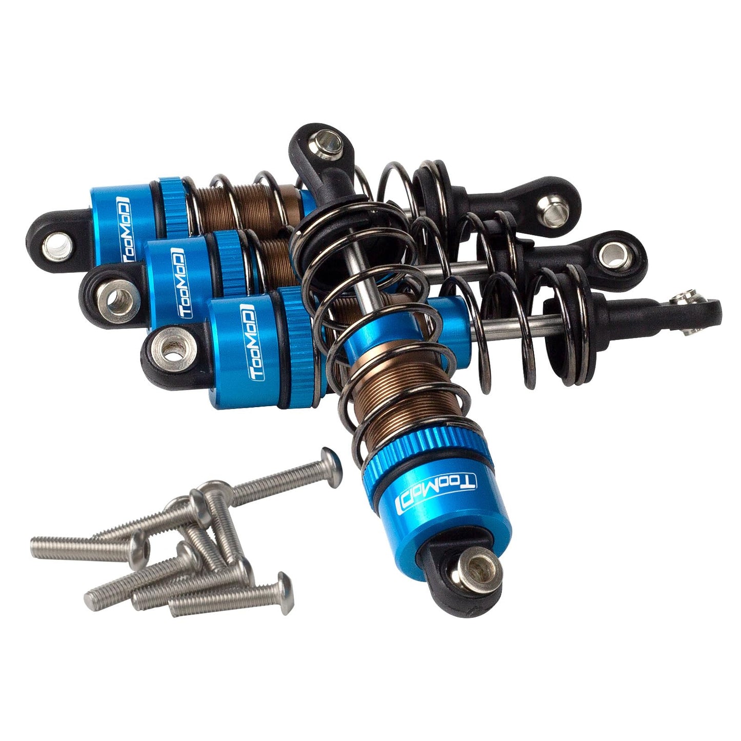 TOOMOD 1/10 70mm RC Oil filled Shock Absorbers kit for Tamiya CC01 WR-02 Axial SCX10 D90 HPI HSP 1/10 Crawler Car Buggy Car Upgr