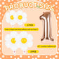 Dripykiaa 5Pcs Groovy One Party Decorations 40 Inch Rose Gold One Balloon For First Birthday Decoration Daisy 1St Birthday Foil