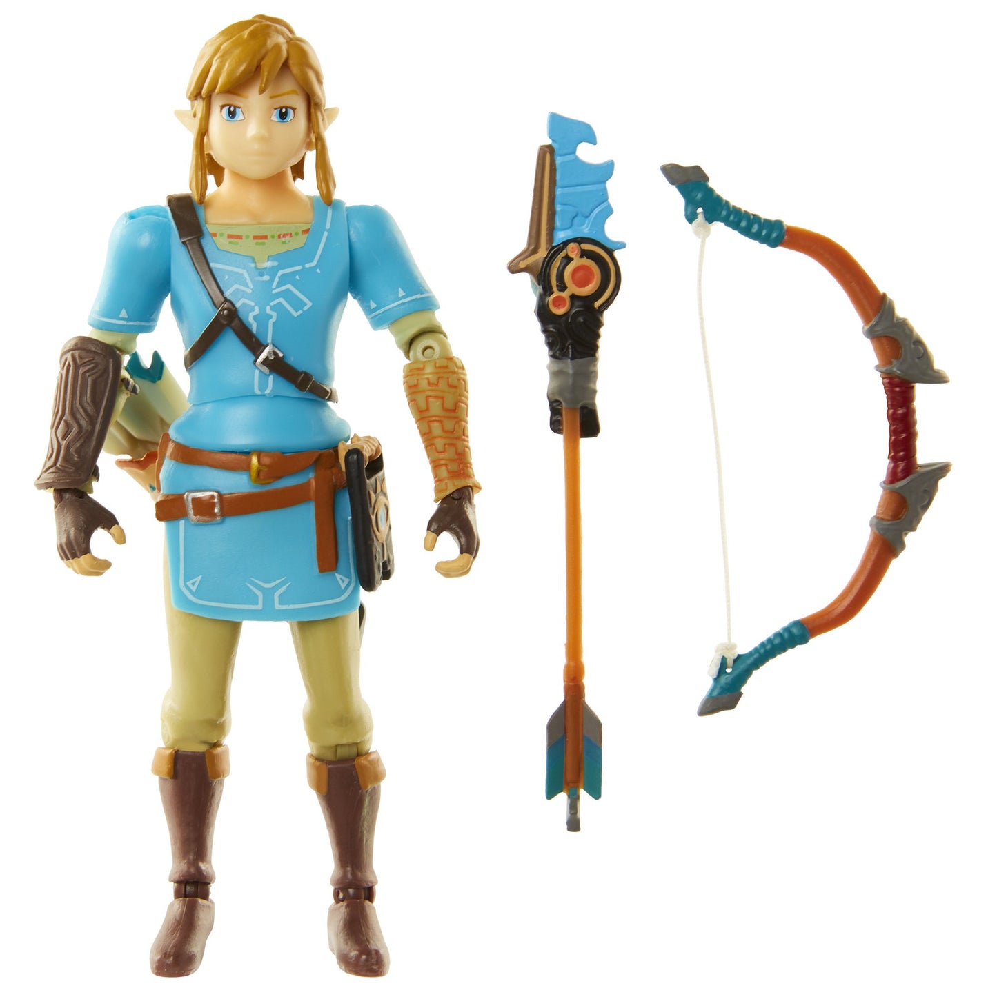 World of Nintendo The Legend of Zelda: Breath of The Wild Link 4 Inch Action Figure