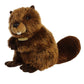 Aurora® Realistic Miyoni® Beaver Stuffed Animal - Lifelike Detail - Cherished Companionship - Brown 9 Inches
