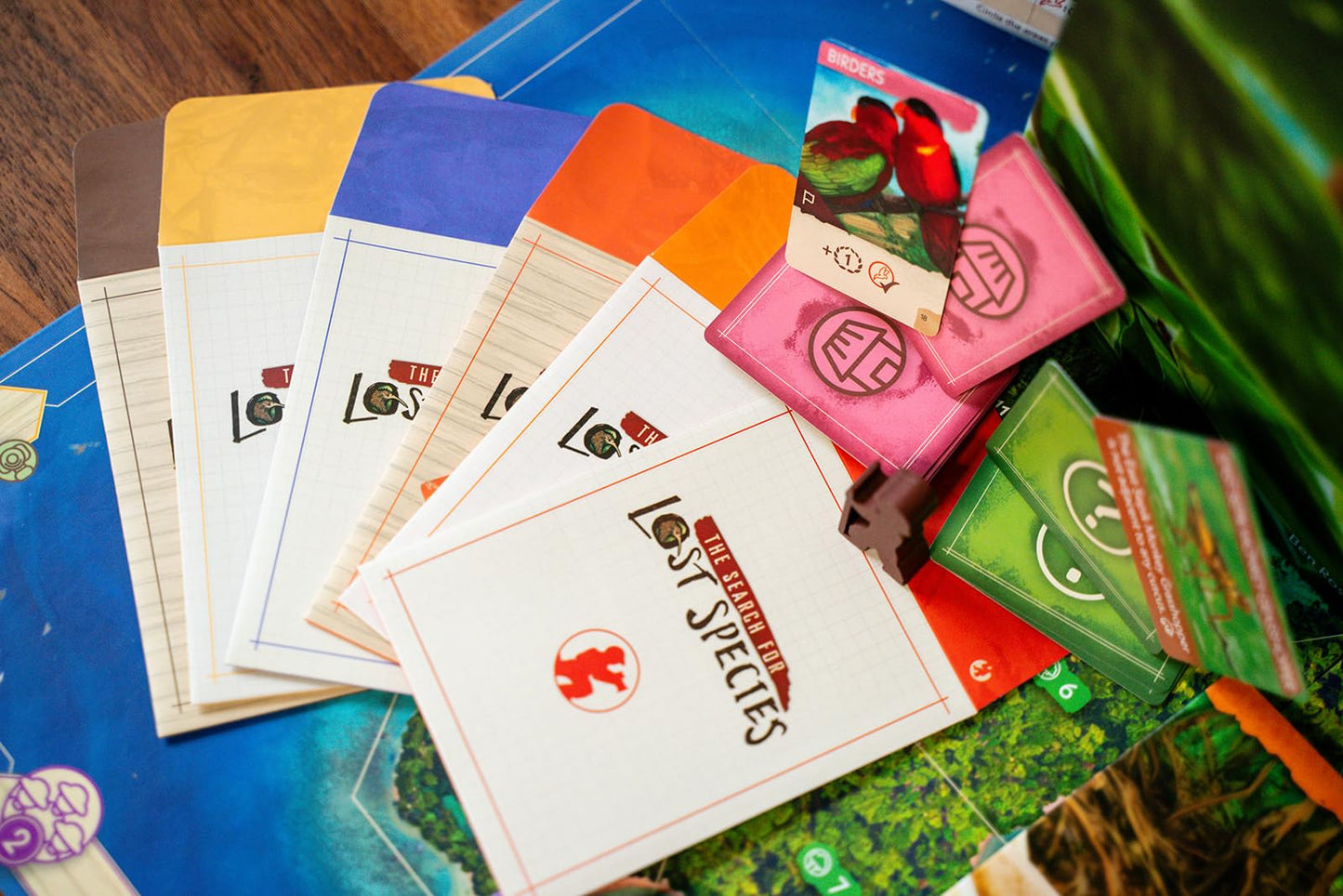 Renegade Games Studio The Search For Lost Species - Board Game, Renegade Games Original, Deduction Strategy Logic Animal Game, Ages 13+, 1-4 Players, 60-75 Min