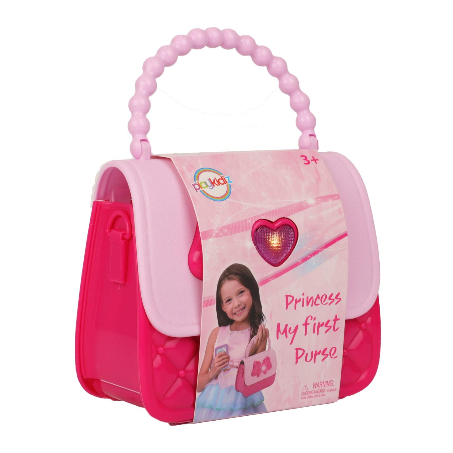 Playkidz Princess My First Purse Set - 8 Pieces Kids Play Purse And Accessories, Pretend Play Toy Set With Cool Girl Accessories