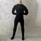 SSbeauty M 1/6 Scale Male Figure Clothes Long Sleeved Bodysuit Undercoat Jumpsuit Cloth for 12'' Action Figure Doll Clothes (Bla