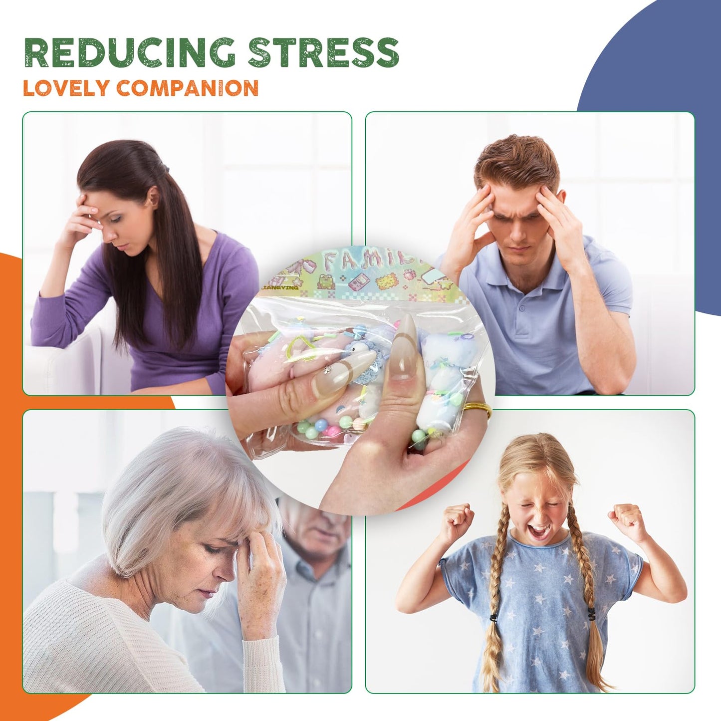 Taba Squishy Toys Cat Paw Squishy Toys Cat Paw Squeeze Toys  Fidget Toys Silicone Squeeze Toy for Stress Relief Cute Soft Squeeze Fidget Toys Party Favors Gift for mature-themed (Blue-Love)