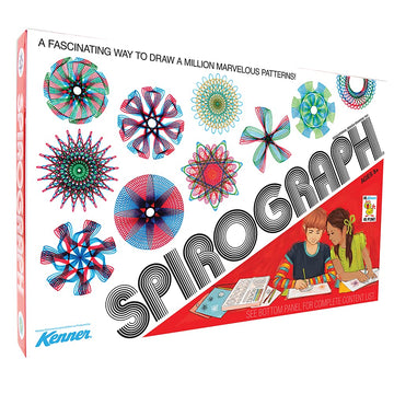 Spirograph Retro Deluxe Set - Arts and Crafts, Kids Toys, Art Supplies, Craft Supplies, Drawing Kit, Spiral Art, Reproduction of