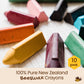 Honeysticks Triangular Crayons - 10 Pack, 100% Pure Beeswax, Non-Toxic, Multicolor, Ideal for Toddlers 1-4 Years, Model