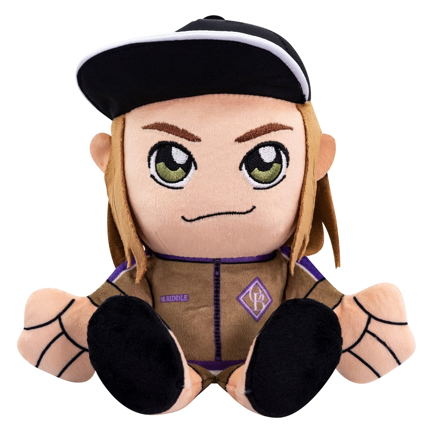 Bleacher Creatures Wwe Matt Riddle 8' Kuricha Sitting Plush- Soft Chibi Inspired Toy