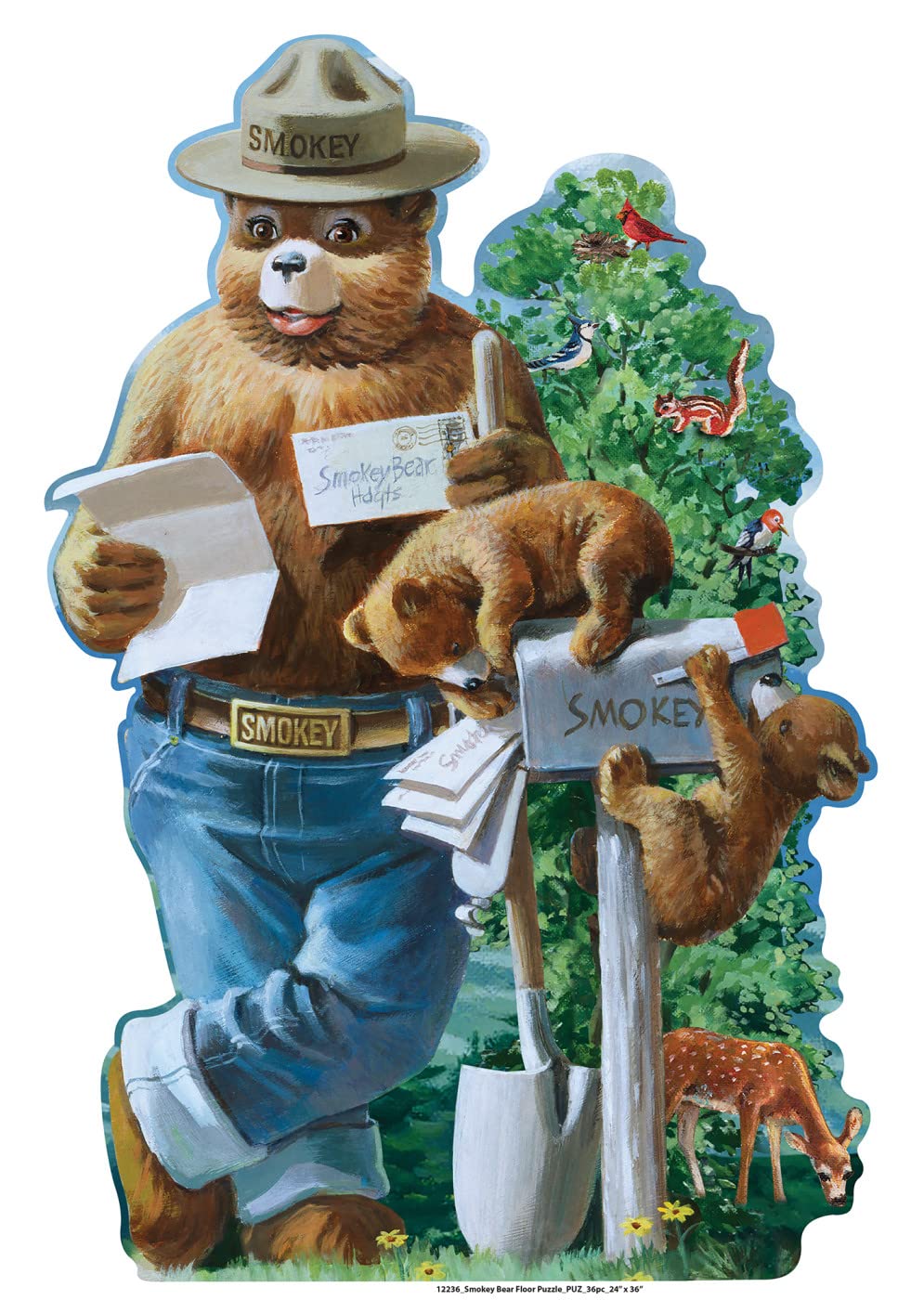 Smokey Bear Floor Puzzle 36 Pc