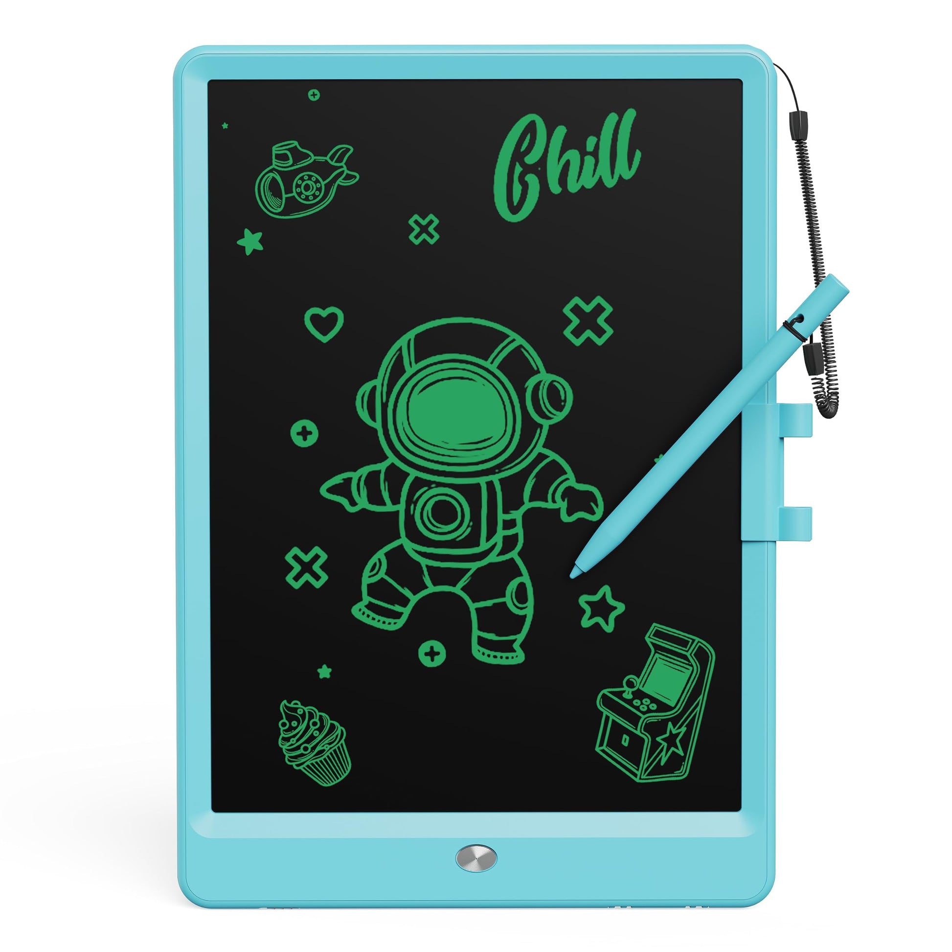 bravokids 10 Inch LCD Writing Tablet for Kids, Erasable Drawing Tablet for Toddlers, Doodle Board for Boys, Learning Painting Pa
