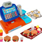 HALO NATION Cash Register Toy Supermarket Billing Counter Shopping Toy for Kids Pretend & Play with Snacks Card Reader Simulator