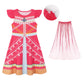 Wonderbabe Girls Costume Princess Costume For Girls Dress Up Birthday Halloween Party With Cape Size 1-2T