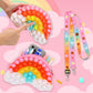 Scione Birthday Gifts For Girls,Valentines Day Gifts For Teens Kids Daughter Sister Her,Pop Purse Fidget Stress Release Toy, Rai