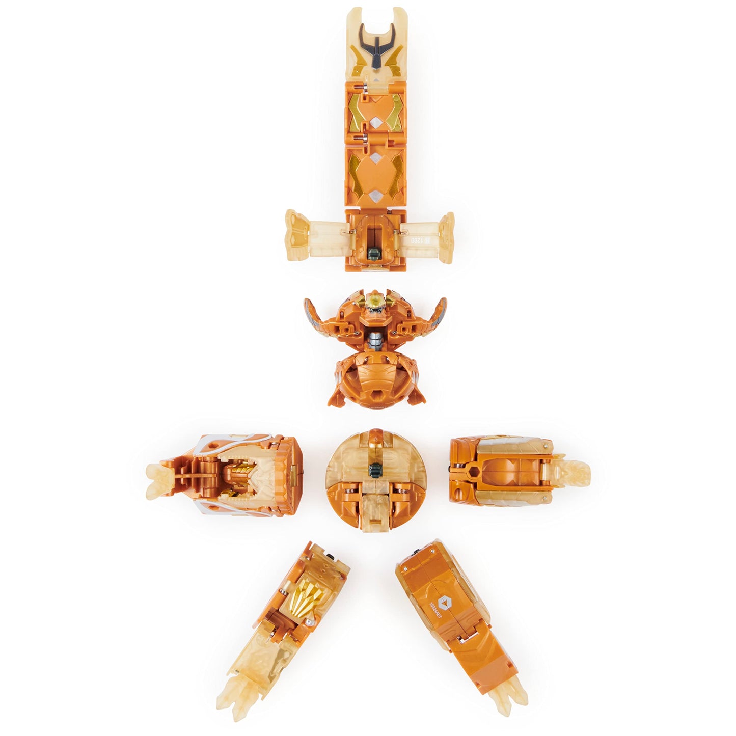 Bakugan Ultimate Viloch 7-in-1 Action Figure, Plastic, Enemy Combiner, Model 6063381, Includes BakuCores & Trading Cards
