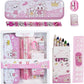 Tusmad Stationery Set For Kids  12 Pcs School Supplies Kit With Pencil Case, Pencils, Eraser, Sharpener & Ruler | Cute Return G