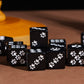 HDdais 10 Pack D6 Dice Set, Six Sides White Cat's Paw 6 Sided Dice for DND MTG PRG Wow Table Games